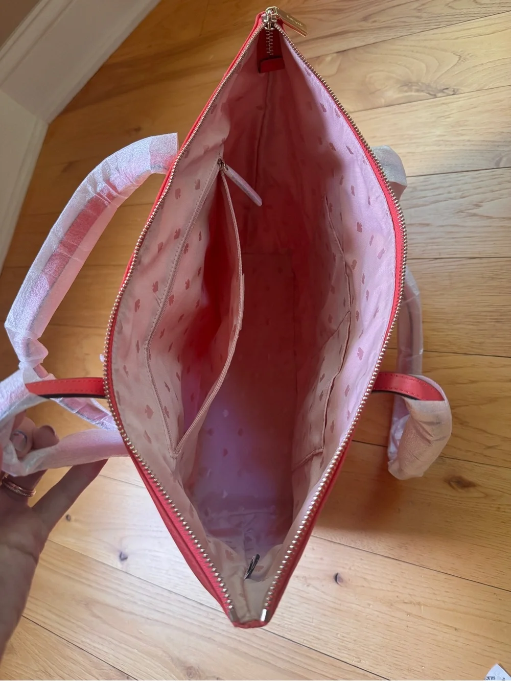 NWT Kate Spade Kitt The Little Better Nylon Tote Dark Water Pink Tote Bag